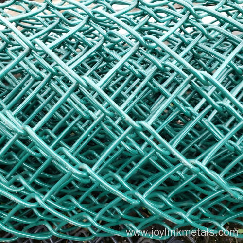 Green Vinyl Chain Link Fence Fabirc